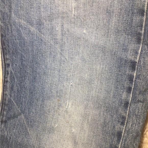 GAP 1969 Denim Blue Jeans mens Button Fly Straight Fit 31/31 Y2K - Picture 6 of 10